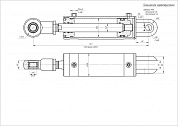 Гидроцилиндр ЦГ-90.40х203.04-01