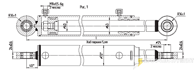 Гидроцилиндр МЦ63/40х500-3(4).11.3(695)