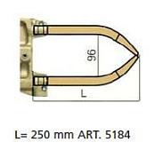 Комплект плеч с водяным охл.L=250мм,D=20мм - TECNA 5184