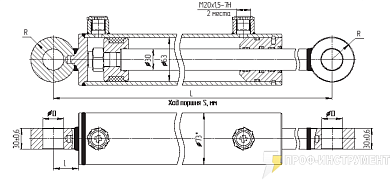 Гидроцилиндр МС63/30х400-3.22(685)