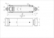 Гидроцилиндр ЦГ-200.140х500.22