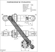 Гидроцилиндр ЦГ-170.120х1295.22