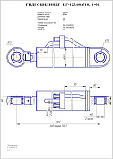 Гидроцилиндр ЦГ-125.60х710.11-01