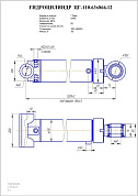 Гидроцилиндр ЦГ-110.63х866.12