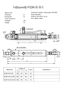 Гидроцилиндр КГЦ 584-02.50-30-600