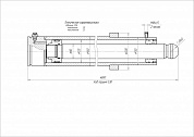 Гидроцилиндр ЦГ-125.80х530.55